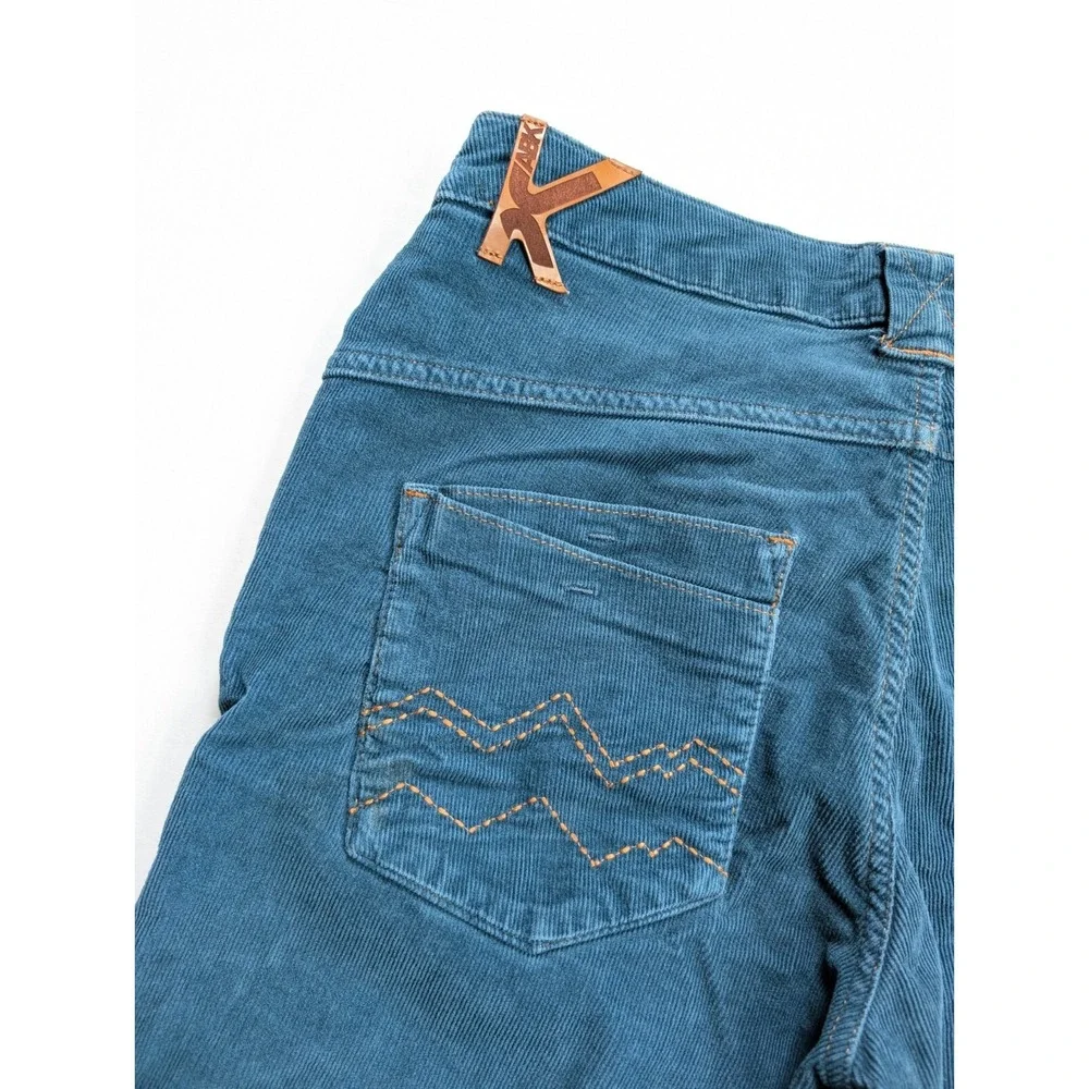 ABK Urban Yoda Velvet Pants‎ Mens Large Blue Corduroy Outdoors Petrol Marine